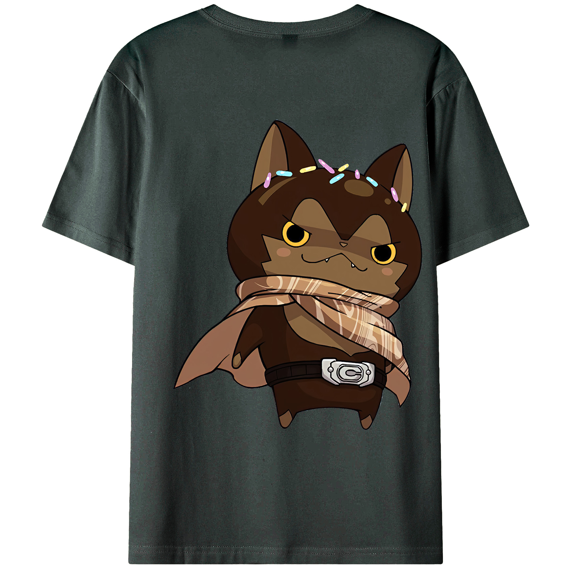 （画像用） 妖怪ウォッチ Yo-kai Watch 綿100％ メンズ半袖Tシャツ（バックプリント） 通気性